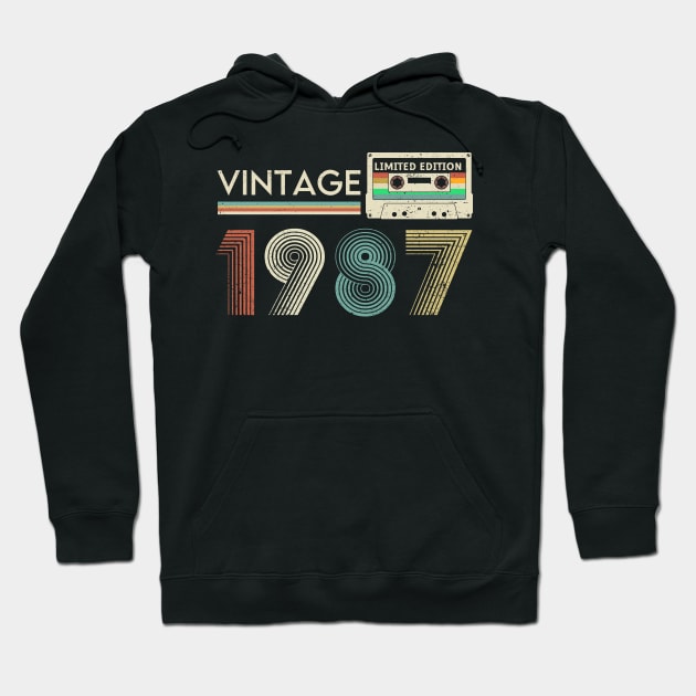 Vintage 1987 Limited Cassette Hoodie by xylalevans